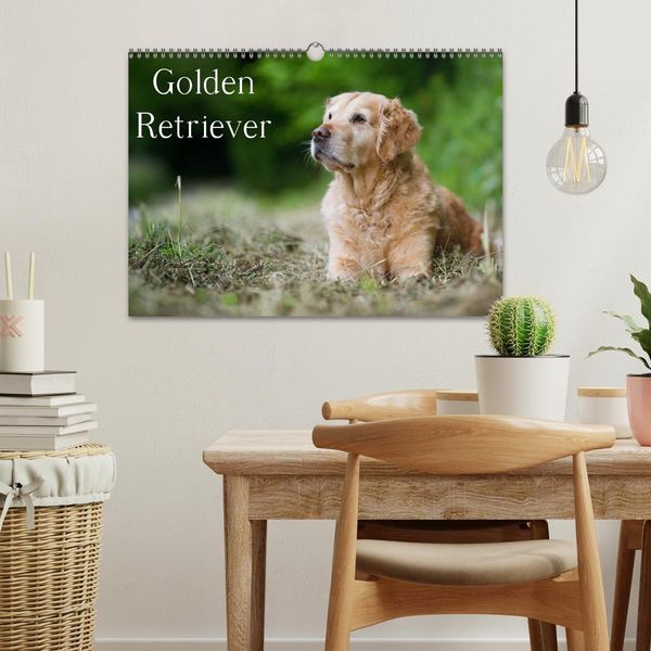 Produktbild: Golden Retriever (Wandkalender 2026 DIN A3 quer), CALVENDO Monatskalender