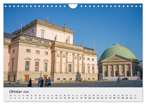 Produktbild: Berlin - Zwischen Alexanderplatz und Brandenburger Tor (Wandkalender 2026 DIN A4 quer), CALVENDO Monatskalender