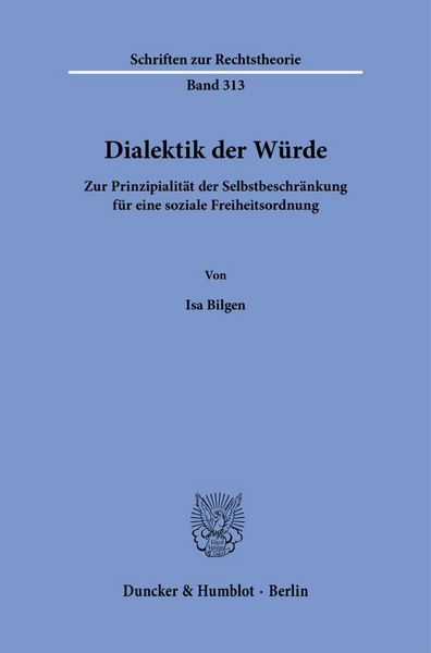 Produktbild: Dialektik der W&uuml;rde