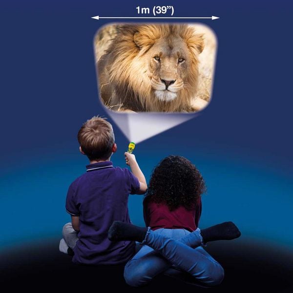 Produktbild: Taschenlampenprojektor - Diashow Wilde Tiere
