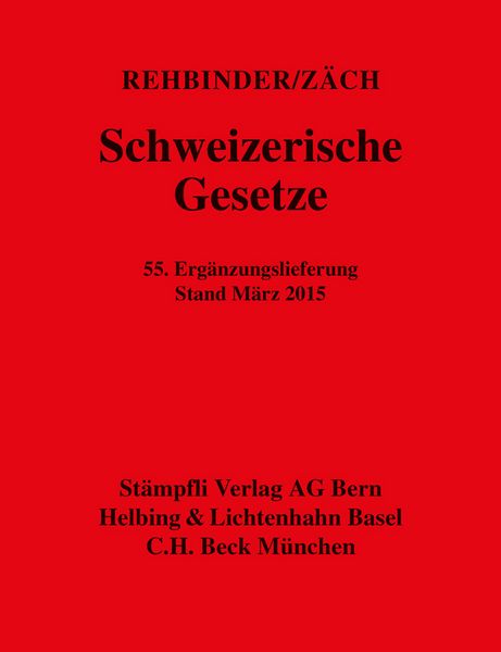 Produktbild: Schweizerische Gesetze