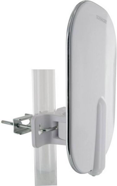 Produktbild: Schwaiger DTA4000 Aktive DVB-T/T2 Flachantenne Au&szlig;enbereich Verst&auml;rkung: 36 dB Wei&szlig;