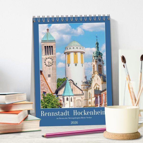 Produktbild: Rennstadt Hockenheim (Tischkalender 2026 DIN A5 hoch), CALVENDO Monatskalender