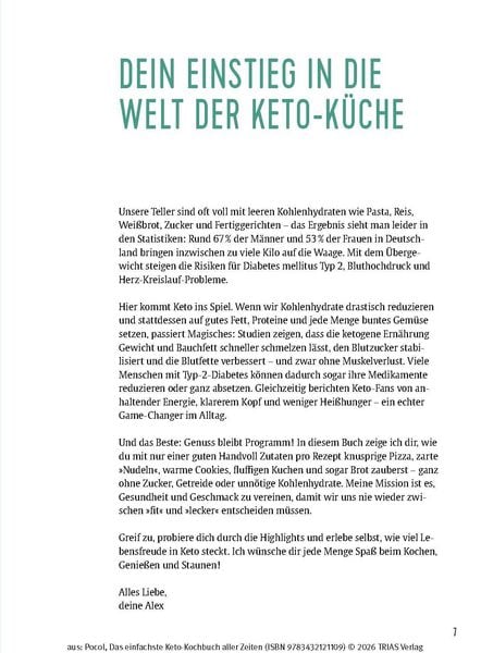 Produktbild: Das einfachste Keto-Kochbuch aller Zeiten