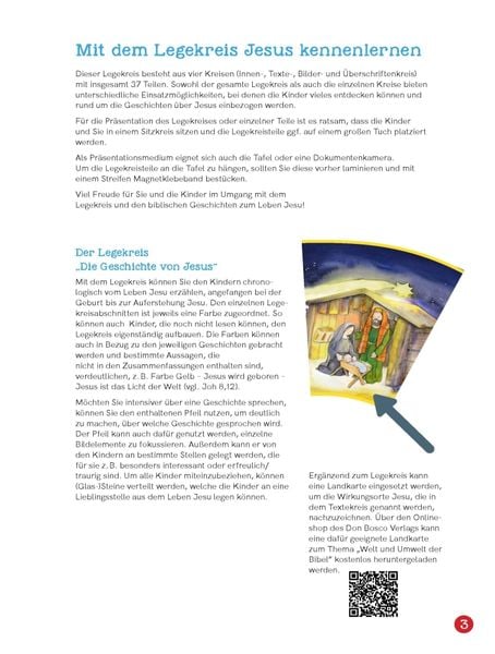 Produktbild: Die Geschichte von Jesus. Von Jesu Geburt bis zur Auferstehung in 12 Bildern. Legekreis