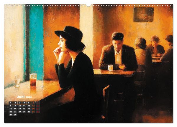 Produktbild: Von Menschen und Momenten (hochwertiger Premium Wandkalender 2026 DIN A2 quer), Kunstdruck in Hochglanz