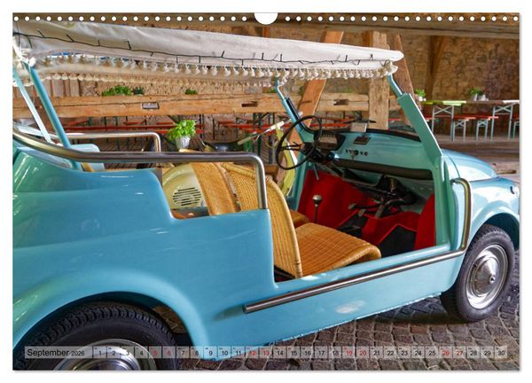 Produktbild: Cinquecento Der kleine Italiener - 60 Jahre zeitloses Kultobjekt (Wandkalender 2026 DIN A3 quer), CALVENDO Monatskalender