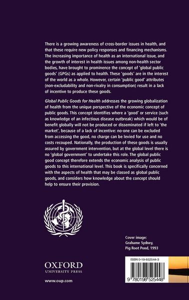 Produktbild: Global Public Goods for Health