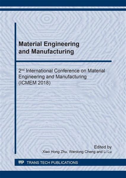Produktbild: Material Engineering and Manufacturing