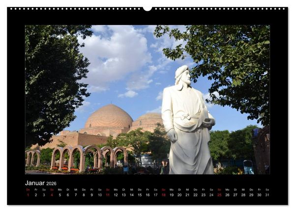 Produktbild: IRAN 2026 (hochwertiger Premium Wandkalender 2026 DIN A2 quer), Kunstdruck in Hochglanz