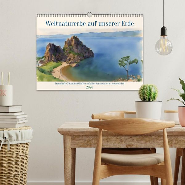 Produktbild: Weltnaturerbe unserer Erde (Wandkalender 2026 DIN A3 quer), CALVENDO Monatskalender