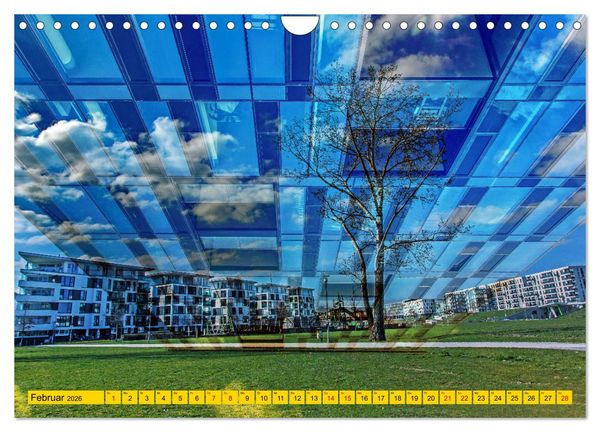 Produktbild: Karlsruhe mal 2 (Wandkalender 2026 DIN A4 quer), CALVENDO Monatskalender