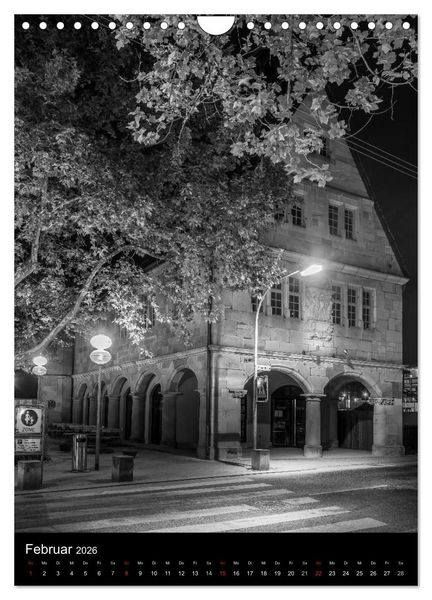 Produktbild: Heilbronn bei Nacht 2 (Wandkalender 2026 DIN A4 hoch), CALVENDO Monatskalender