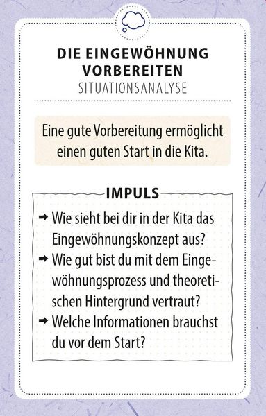 Produktbild: Die ersten Tage in der Kita