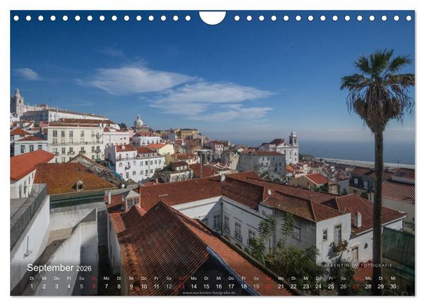 Produktbild: Zauberhaftes Lissabon (Wandkalender 2026 DIN A4 quer), CALVENDO Monatskalender