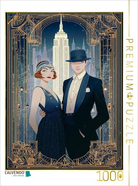 Produktbild: CALVENDO Puzzle Das New Yorker Leben in den 1920iger | 1000 Teile Lege-Gr&ouml;&szlig;e 64x48cm Foto-Puzzle f&uuml;r gl&uuml;ckliche Stunden