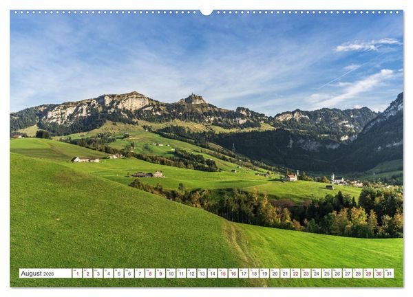 Produktbild: Appenzellerland (hochwertiger Premium Wandkalender 2026 DIN A2 quer), Kunstdruck in Hochglanz