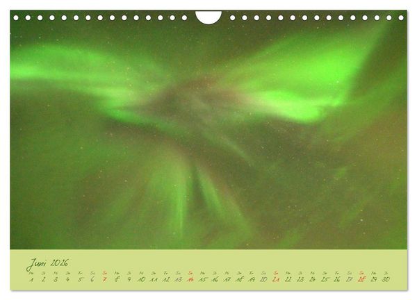 Produktbild: Nordlicht-Zauber auf den Lofoten. Aurora borealis (Wandkalender 2026 DIN A4 quer), CALVENDO Monatskalender