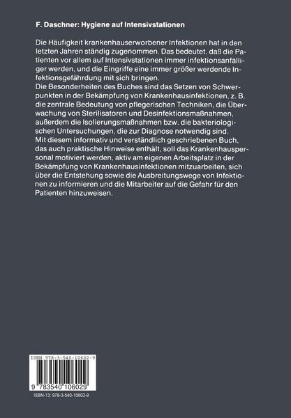 Produktbild: Hygiene auf Intensivstationen
