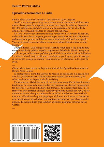 Produktbild: Episodios nacionales I