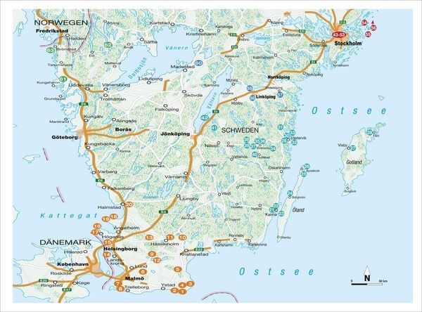 Ab in die Ferien Südschweden