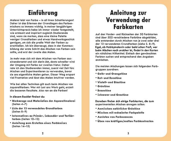 Produktbild: Aquarellfarben mischen &ndash; das Kartenset