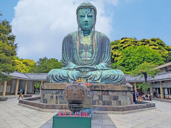 Produktbild: CALVENDO Puzzle Kamakura - Gro&szlig;er Buddha | 1000 Teile Lege-Gr&ouml;&szlig;e 64x48cm Foto-Puzzle f&uuml;r gl&uuml;ckliche Stunden