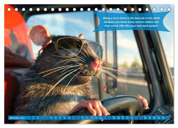 Produktbild: Ruebsamen, P: Funny charming animals as truck drivers (Desk