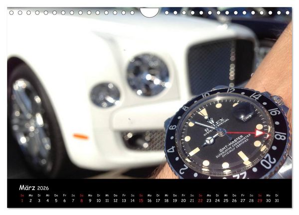 Produktbild: Watch Wristshots Worldwide (Wandkalender 2026 DIN A4 quer), CALVENDO Monatskalender