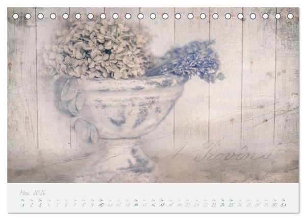 Produktbild: Shabby ist Chic (Tischkalender 2026 DIN A5 quer), CALVENDO Monatskalender