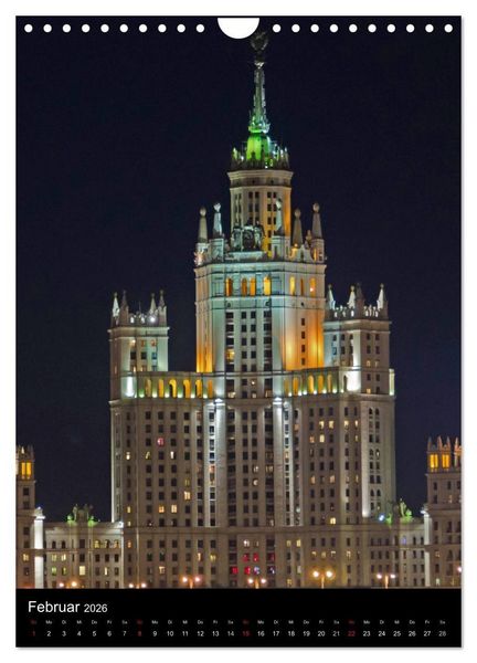 Produktbild: Moskau - Moscow - Ein Stadtportr&auml;t (Wandkalender 2026 DIN A4 hoch), CALVENDO Monatskalender