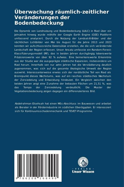 Produktbild: &Uuml;berwachung r&auml;umlich-zeitlicher Ver&auml;nderungen der Bodenbedeckung