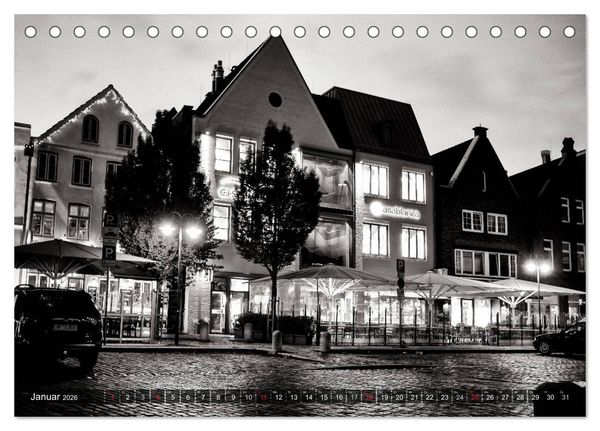 Produktbild: Ein Blick auf Husum (Tischkalender 2026 DIN A5 quer), CALVENDO Monatskalender