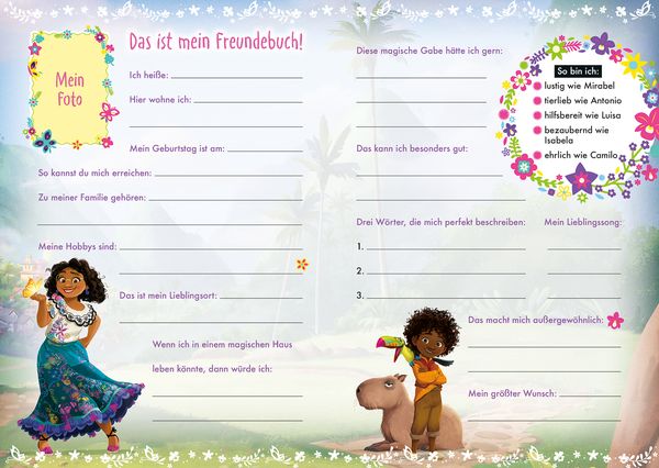Produktbild: Disney Encanto: Freundebuch