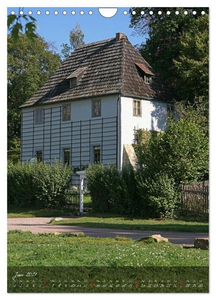 Produktbild: Weimar (Wandkalender 2027 DIN A4 hoch), CALVENDO Monatskalender