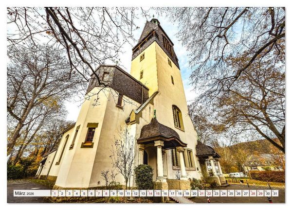 Produktbild: Bonner Kirchen (hochwertiger Premium Wandkalender 2026 DIN A2 quer), Kunstdruck in Hochglanz