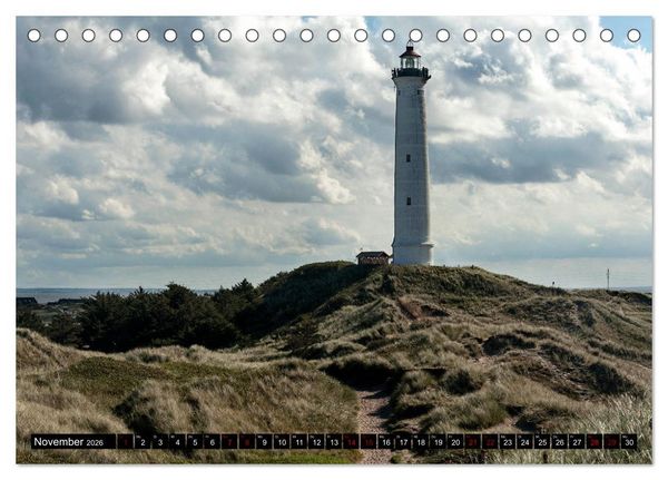 Produktbild: D&auml;nemark zwischen Nordsee und Limfjord (Tischkalender 2026 DIN A5 quer), CALVENDO Monatskalender
