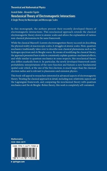Produktbild: Neoclassical Theory of Electromagnetic Interactions