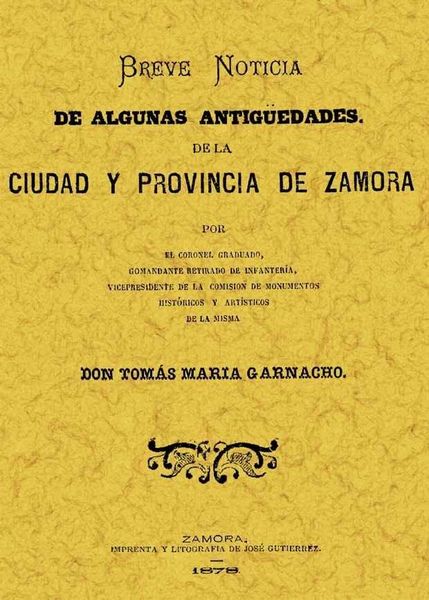 Produktbild: Antig&uuml;edades de Zamora