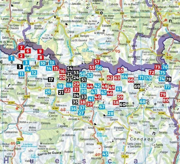 Produktbild: ROTHER Wanderf&uuml;hrer Pyren&auml;en S&uuml;d &ndash; Spanische Zentralpyren&auml;en. 80 Touren von Panticosa bis Benasque