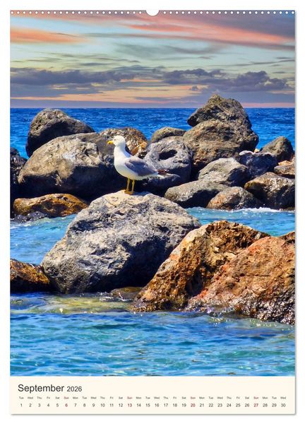 Produktbild: A feast for the eyes - Crete (High Quality Premium Wall Calendar 2026 DIN A2 portrait),CALVENDO 12 Month Wall Calendar