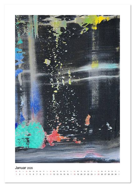 Produktbild: Bunte Tr&auml;ume - Abstrakte Kunst (Wandkalender 2026 DIN A4 hoch), CALVENDO Monatskalender