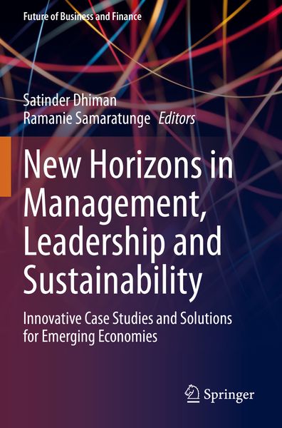 Produktbild: New Horizons in Management, Leadership and Sustainability