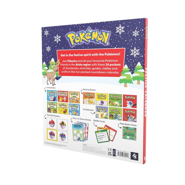 Produktbild: Pokemon: Festive Calendar: A festive collection of 24 books, activities and surprises!