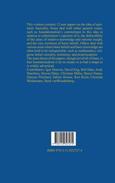 Produktbild: Basic Belief and Basic Knowledge