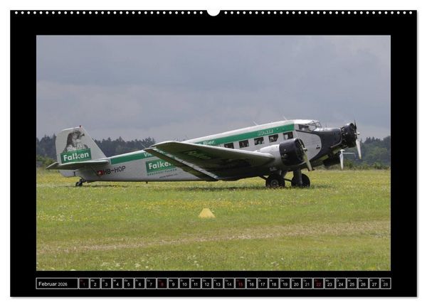 Produktbild: JU-AIR Ju-52 (Wandkalender 2026 DIN A2 quer), CALVENDO Monatskalender