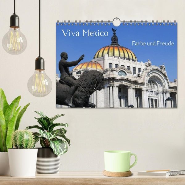 Produktbild: Viva Mexiko - Farben und Freude (Wandkalender 2026 DIN A4 quer), CALVENDO Monatskalender