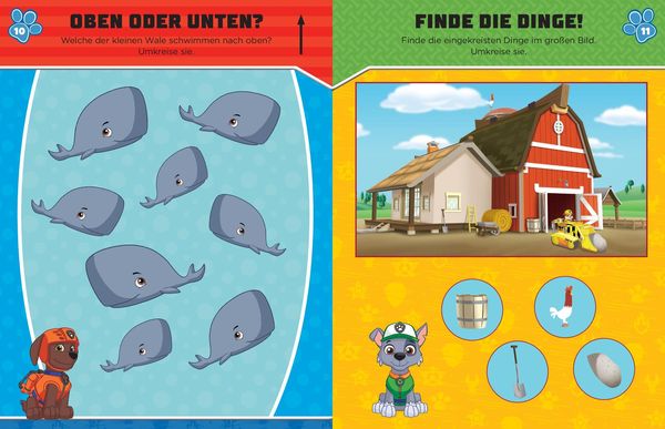 Produktbild: PAW Patrol Mein Rätselbuch mit 40 Tattoos
