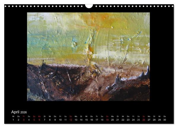 Produktbild: Kunstkalender von Michaela Nagel (Wandkalender 2026 DIN A3 quer), CALVENDO Monatskalender