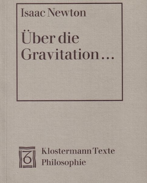 Produktbild: &Uuml;ber die Gravitation